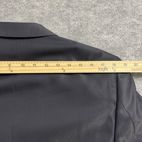 Versace Collection Black Suit Mens 42R 2 Piece Italy Wool Blazer Pants - Picture 11 of 16